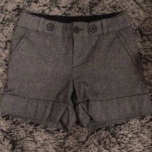 Banana Republic micro houndstooth shorts
